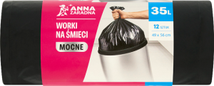 Anna Zaradna Worki na śmieci 35 l 12 sztuk