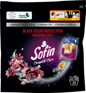 Sofin Complete Care Black Color Protection Kapsułki do prania 576 g (24 prania)