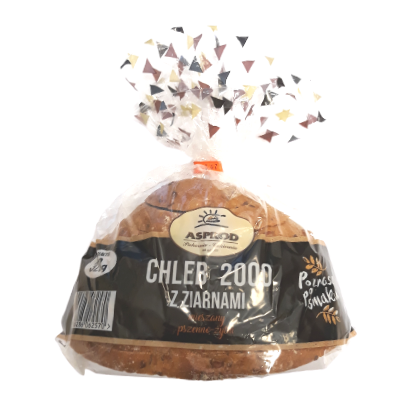 CHLEB 2000 Z ZIARNEM PAKOWANY POL. 320G