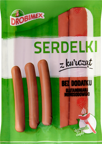 Drobimex Serdelki z kurcząt 285 g