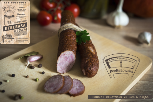 KIEŁBASA Z GĘSINĄ 270G