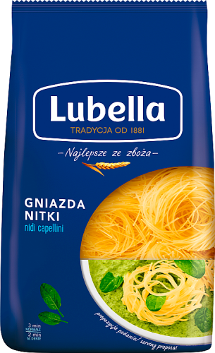 Lubella Makaron gniazda nitki 400 g