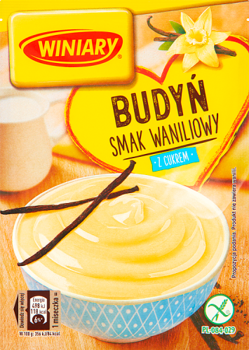 Winiary Budyń z cukrem smak waniliowy 60 g