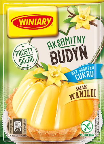 Winiary Budyń bez dodatku cukru smak wanilii 35 g