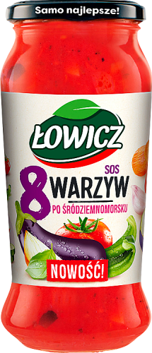 Łowicz Sos 8 warzyw po śródziemnomorsku 500 g