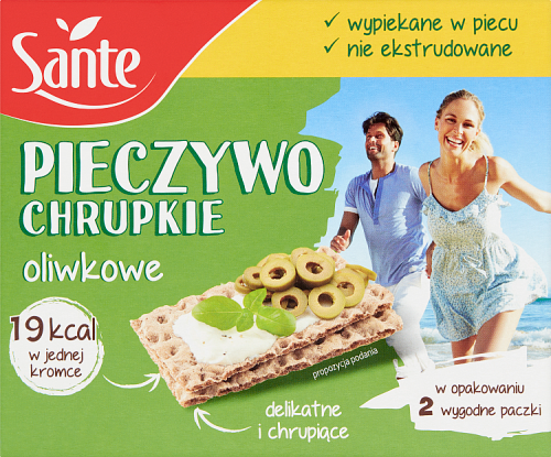 Sante Pieczywo chrupkie oliwkowe 150 g