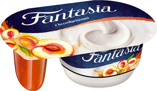 Fantasia Jogurt kremowy z brzoskwiniami 118 g