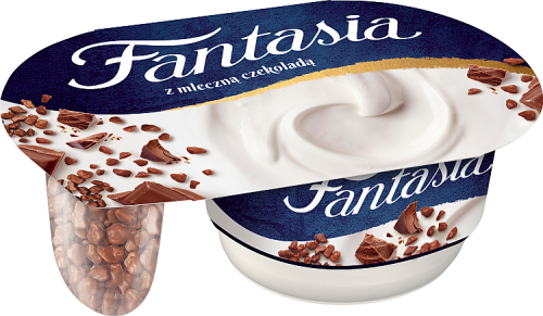 Fantasia Jogurt kremowy z kawałkami czekolady mlecznej 106 g