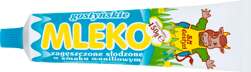 SM Gostyń Mleko gostyńskie zagęszczone słodzone o smaku waniliowym 150 g