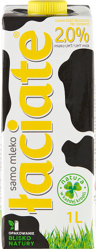 Łaciate Mleko UHT 2,0 % 1 l