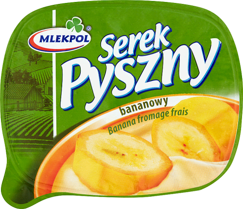 Mlekpol Pyszny Serek bananowy 140 g