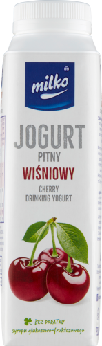 Milko Jogurt pitny wiśniowy 330 ml