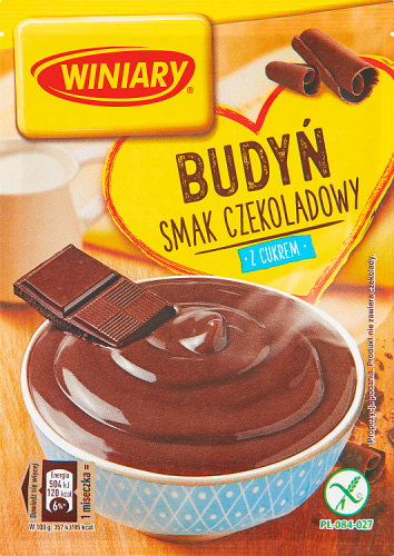 Winiary Budyń z cukrem smak czekoladowy 63 g