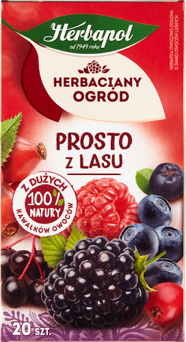 Herbapol Herbaciany Ogród Herbatka owocowo-ziołowa prosto z lasu 50 g (20 x 2,5 g)