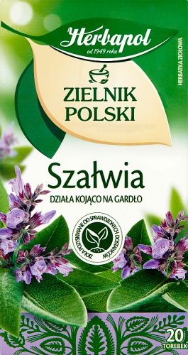 Herbapol Zielnik Polski Herbatka ziołowa szałwia 24 g (20 x 1,2 g)