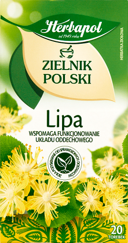 Herbapol Zielnik Polski Herbatka ziołowa lipa 30 g (20 x 1,5 g)
