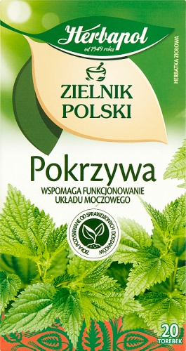 Herbapol Zielnik Polski Herbatka ziołowa pokrzywa 30 g (20 x 1,5 g)