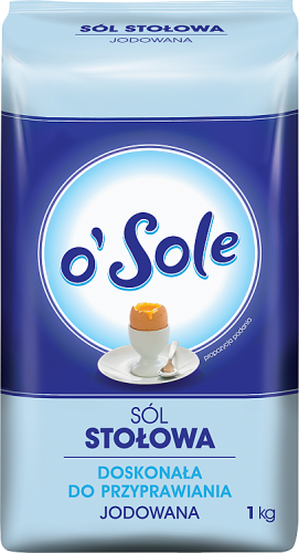 o'Sole Sól stołowa jodowana 1 kg