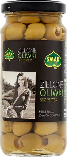Smak Zielone oliwki bez pestek 220 g