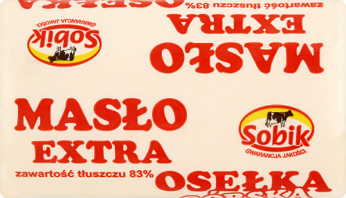 Sobik Masło ekstra osełka górska 300 g