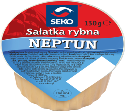 Seko Sałatka rybna Neptun 130 g