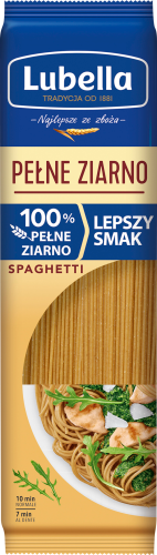 Lubella Pełne Ziarno Makaron spaghetti 400 g