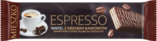 Mieszko Espresso Wafel z kremem kawowym 34 g