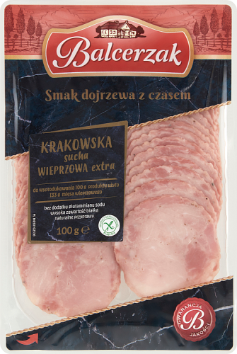 Balcerzak Krakowska sucha wieprzowa extra 100 g
