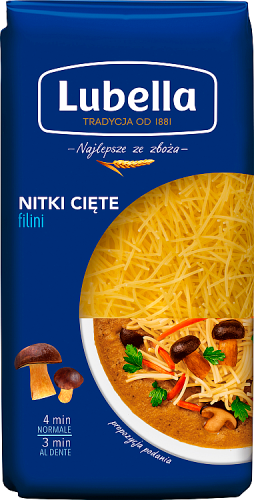 Lubella Makaron nitki cięte 400 g