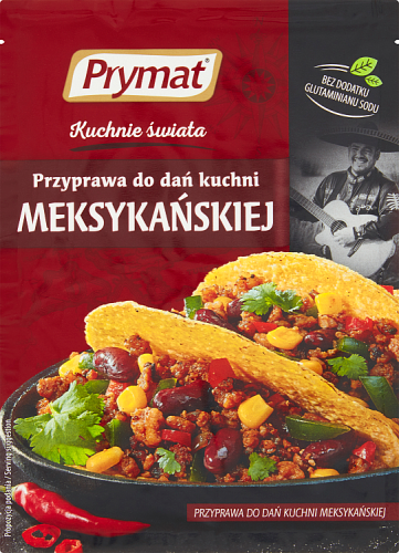 Prymat Kuchnie świata Przyprawa do dań kuchni meksykańskiej 20 g