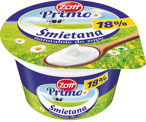 Zott Primo Śmietana 18% 180 g