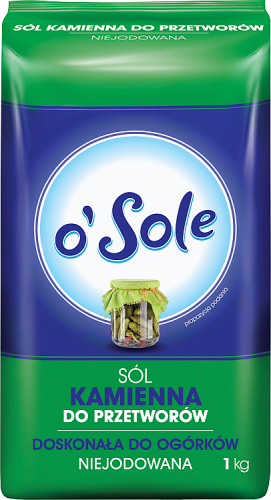 o'Sole Sól kamienna do przetworów niejodowana 1 kg