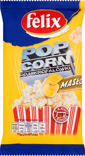 Felix Popcorn maślany do mikrofalówki 90 g