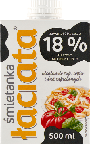 Łaciata Śmietanka 18% 500 ml