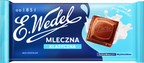 E. Wedel Czekolada klasyczna mleczna 90 g