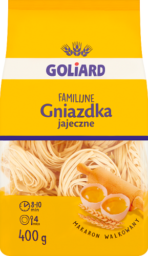 Goliard Makaron familijny gniazdka jajeczne 400 g