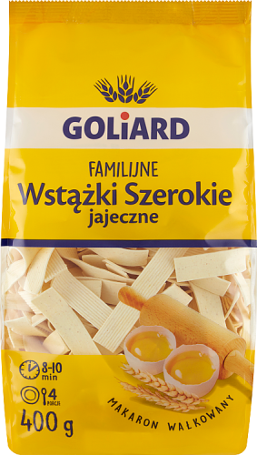 Goliard Makaron familijne wstążki szerokie jajeczne 400 g