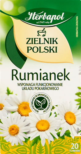 Herbapol Zielnik Polski Herbatka ziołowa rumianek 30 g (20 x 1,5 g)