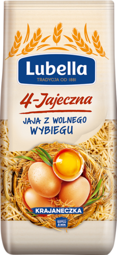 Lubella 4-Jajeczna Makaron krajaneczka 200 g