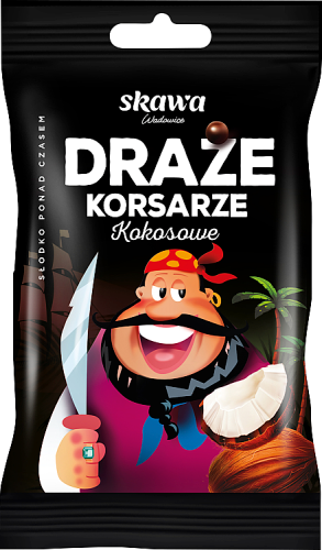 Wadowice Skawa Korsarz Draże kokosowe 70 g