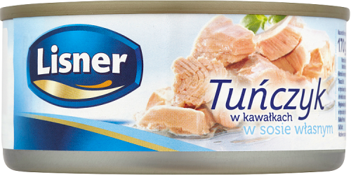 Lisner Tuńczyk w kawałkach w sosie własnym 170 g
