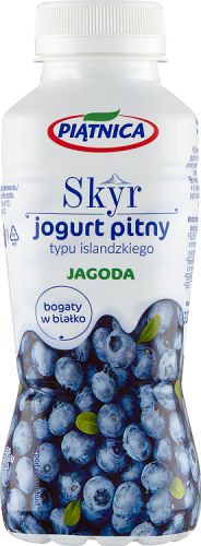 Piątnica Skyr jogurt pitny typu islandzkiego jagoda 330 ml