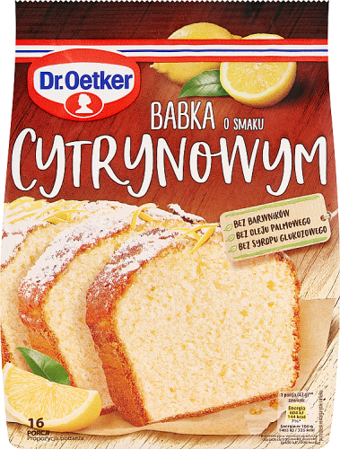 Dr. Oetker Babka o smaku cytrynowym 375 g