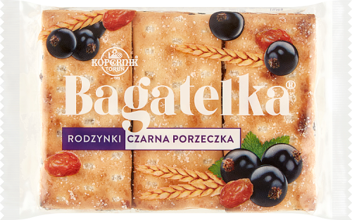 Kopernik Bagatelka Ciasteczka rodzynki czarna porzeczka 135 g