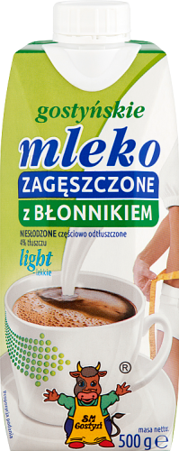 SM Gostyń Gostyńskie mleko zagęszczone z błonnikiem light 500 g