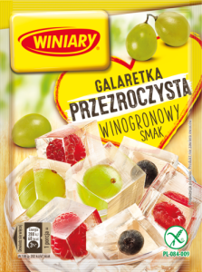 Winiary Galaretka przezroczysta winogronowy smak 71 g