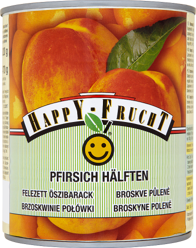 Happy Frucht Brzoskwinie połówki 820 g