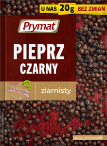 Prymat Pieprz czarny ziarnisty 20 g