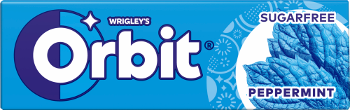 Orbit Peppermint Bezcukrowa guma do żucia 14 g (10 sztuk)