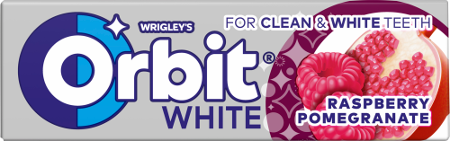 Orbit Raspberry Pomegranate Bezcukrowa guma do żucia 14 g (10 sztuk)